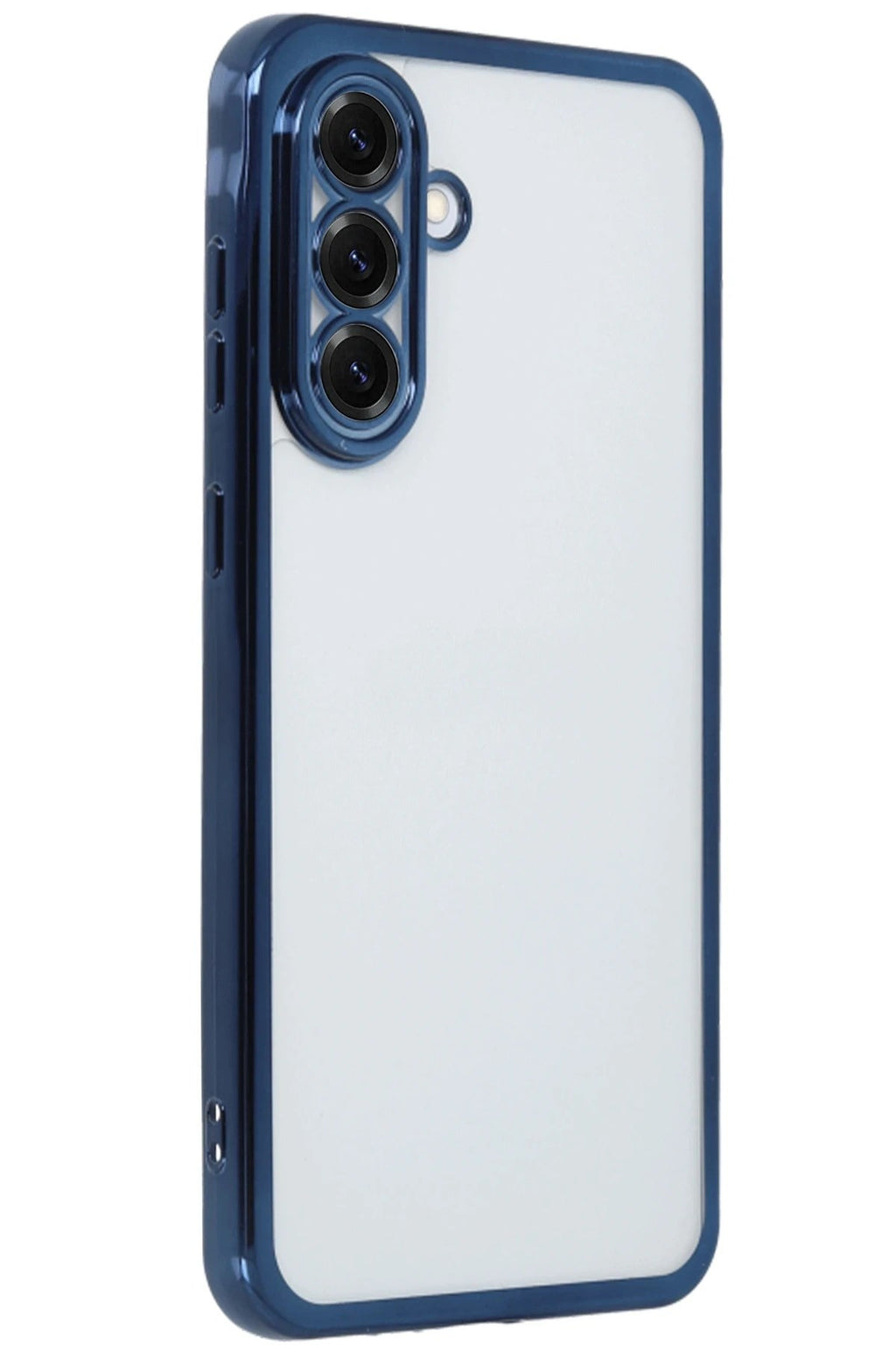 Mey İthalat® Samsung Galaxy A56 Kılıf Lensli Silikon - Lacivert