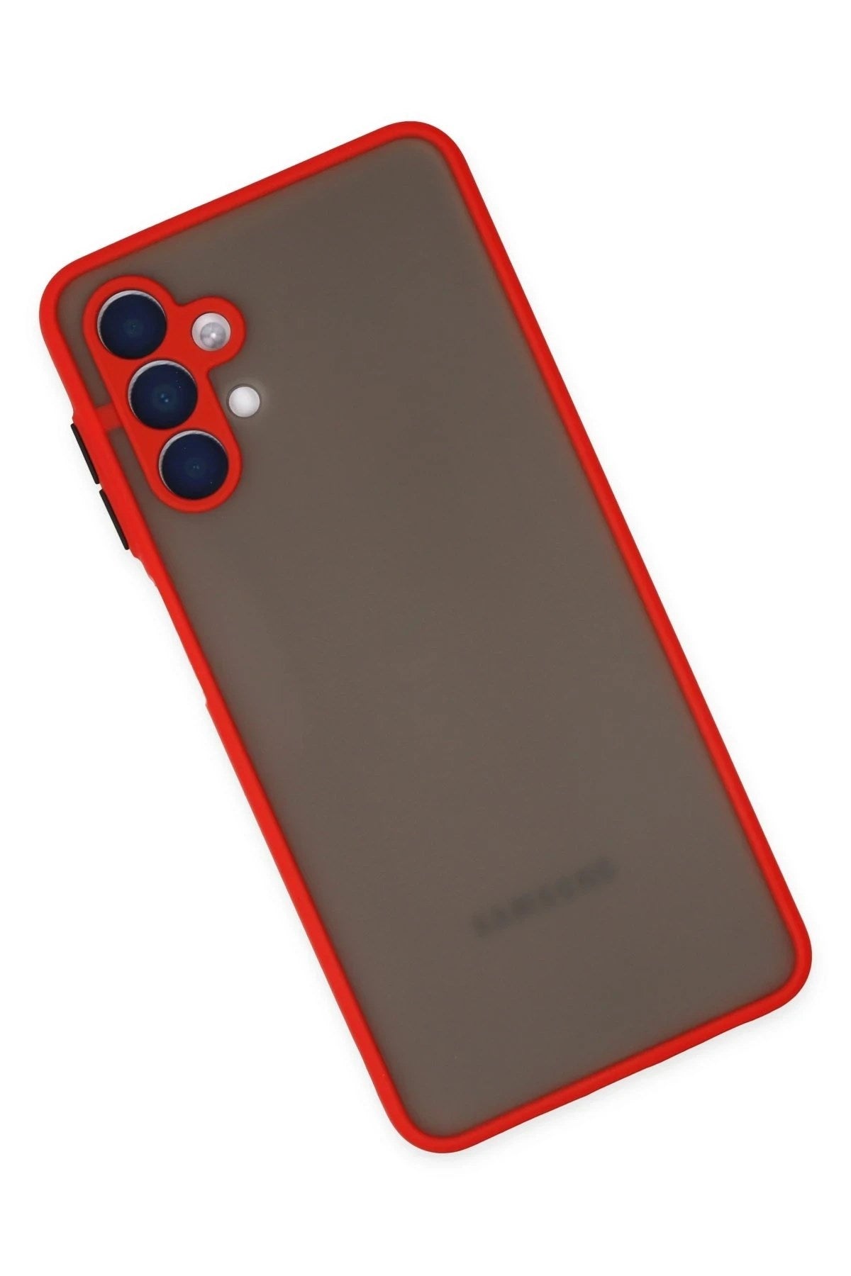 Mey İthalat® Samsung Galaxy A04S Kılıf Montreal Silikon Kapak - Kırmızı