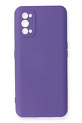 Mey İthalat® Realme 7 Pro Kılıf Nano içi Kadife Silikon - Mor