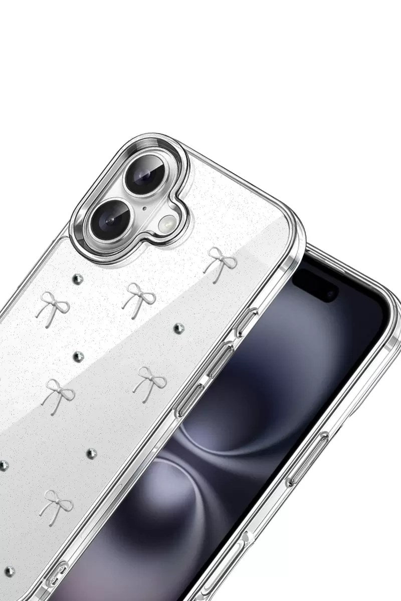 Mey İthalat® iPhone 16 Fiyonk Desenli Kapak - Desen 5