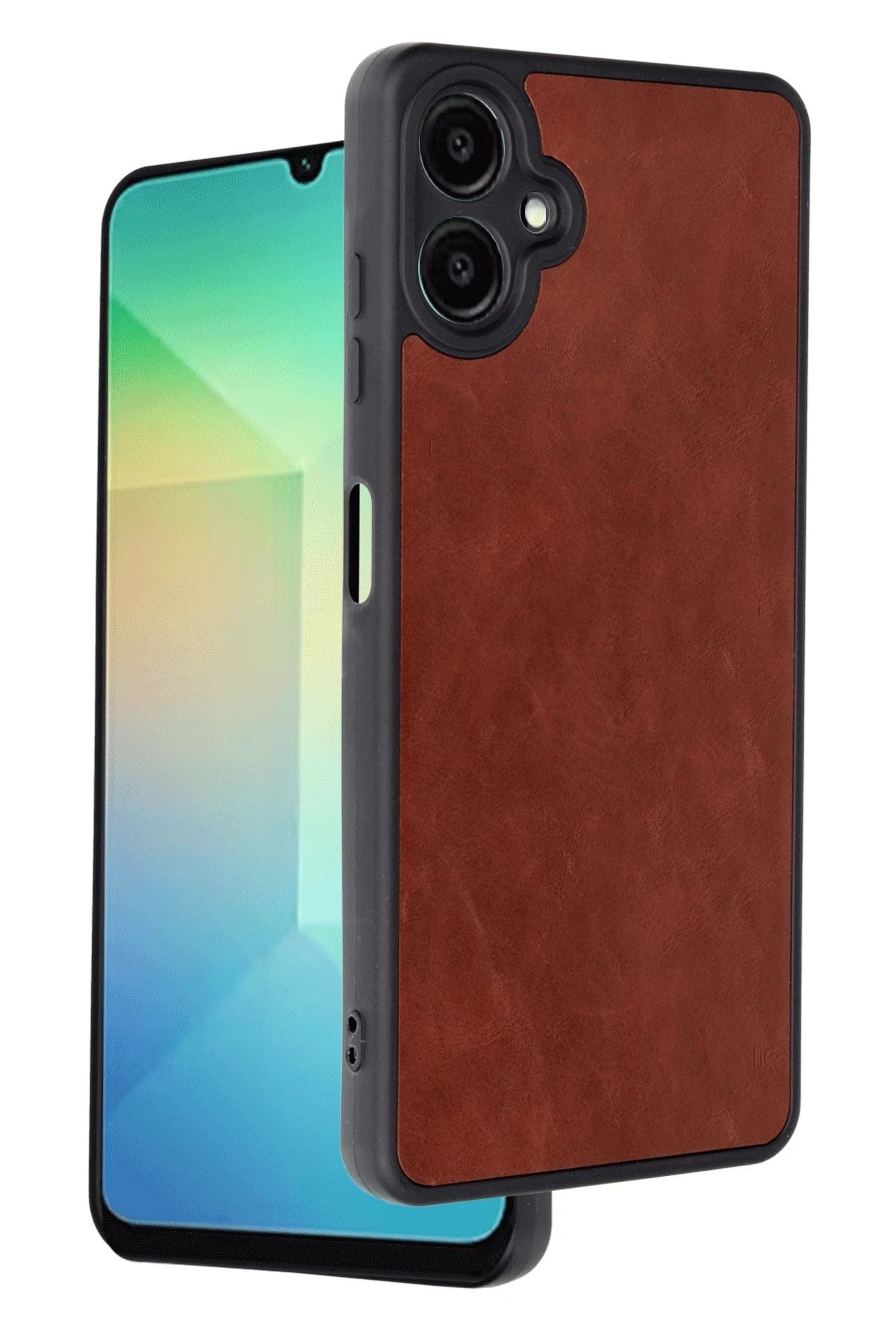 Mey İthalat® Samsung Galaxy A06 Kılıf Aras Deri Kapak - Bordo
