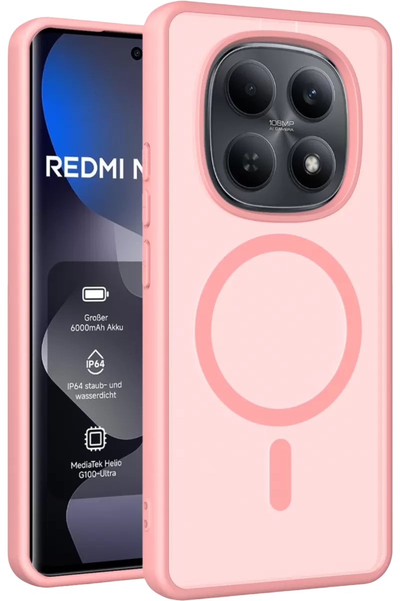 Mey İthalat® Redmi Note 15 Pro 4G Jota Magsafe Kapak - Pudra