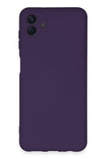 Mey İthalat® Samsung Galaxy A04E Kılıf Nano içi Kadife Silikon - Mor