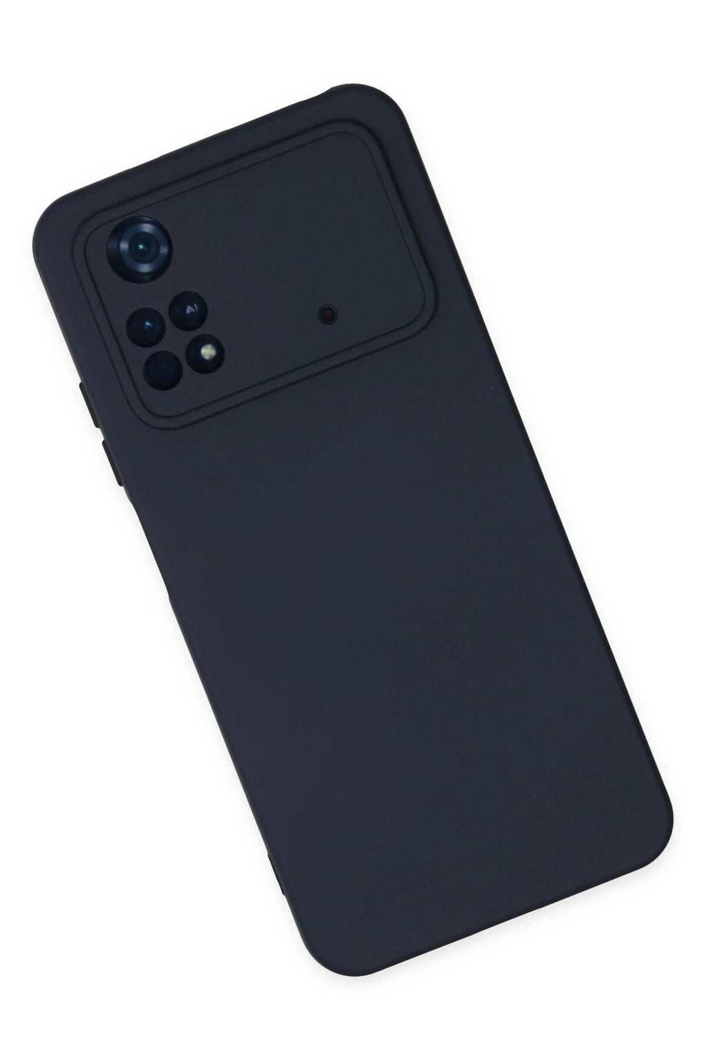 Mey İthalat® Poco M4 Pro 4G Kılıf Nano içi Kadife Silikon - Lacivert