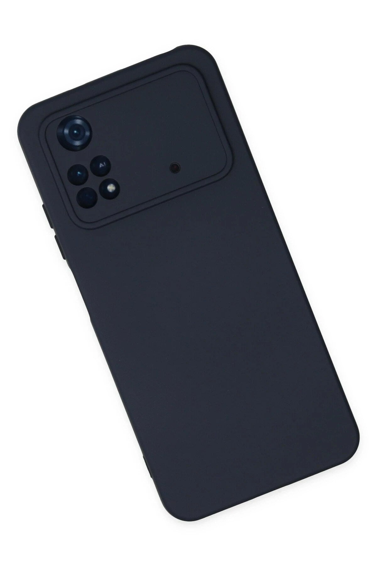 Mey İthalat® Poco M4 Pro 4G Kılıf Nano içi Kadife Silikon - Lacivert
