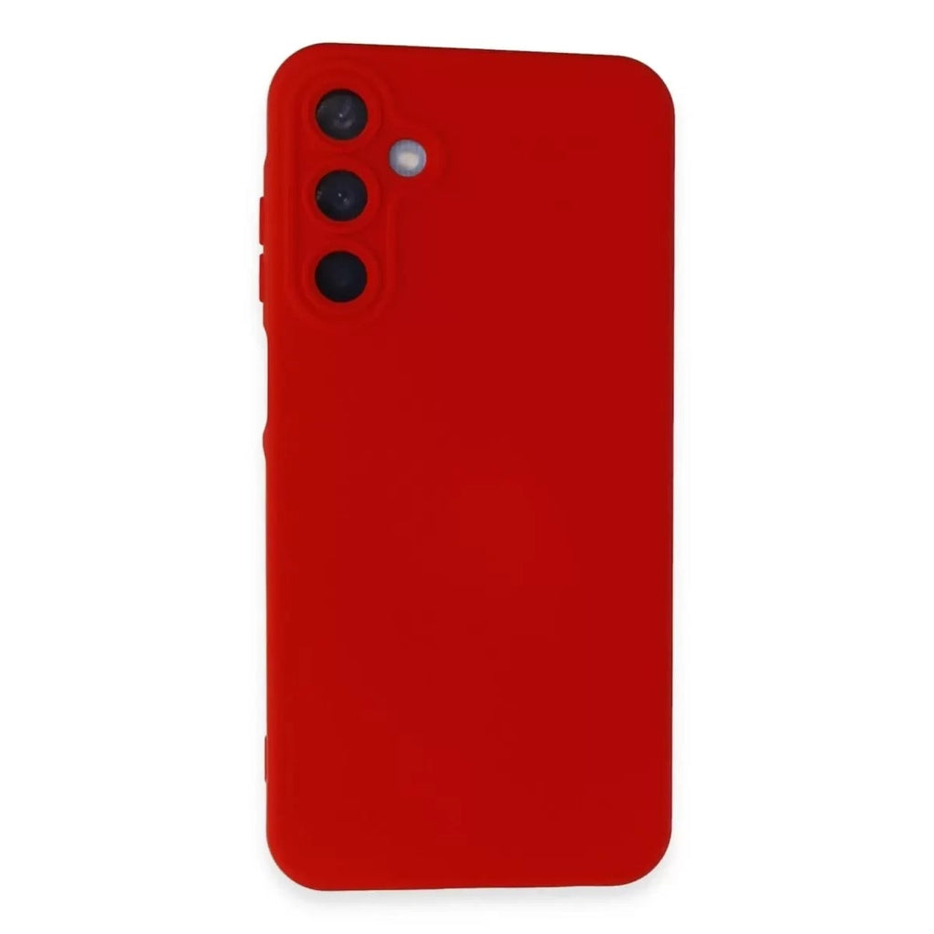 Mey İthalat® Samsung Galaxy A35 5G Kılıf Nano içi Kadife Silikon - Kırmızı