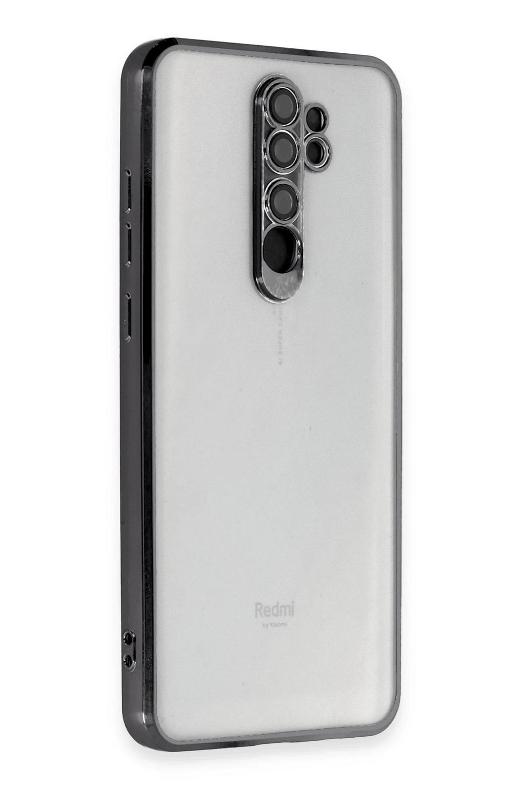Mey İthalat® Redmi Note 8 Pro Kılıf Lensli Silikon - Siyah