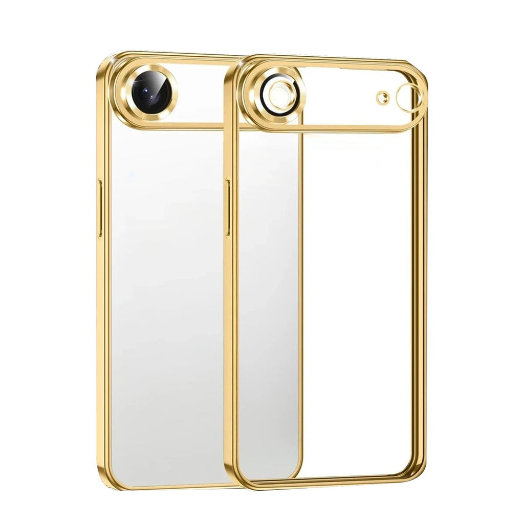 Mey İthalat® iPhone 17 Air Lensli Silikon - Gold