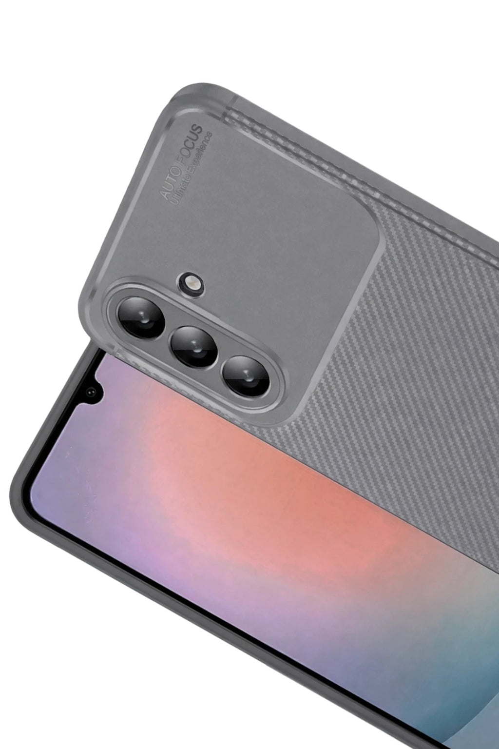 Mey İthalat® Samsung Galaxy A37 5G Auto Focus Karbon Kapak - Gri