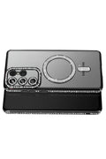 Mey İthalat® Samsung Galaxy S26 Ultra Joke Simli Magneticsafe Kılıf - Siyah