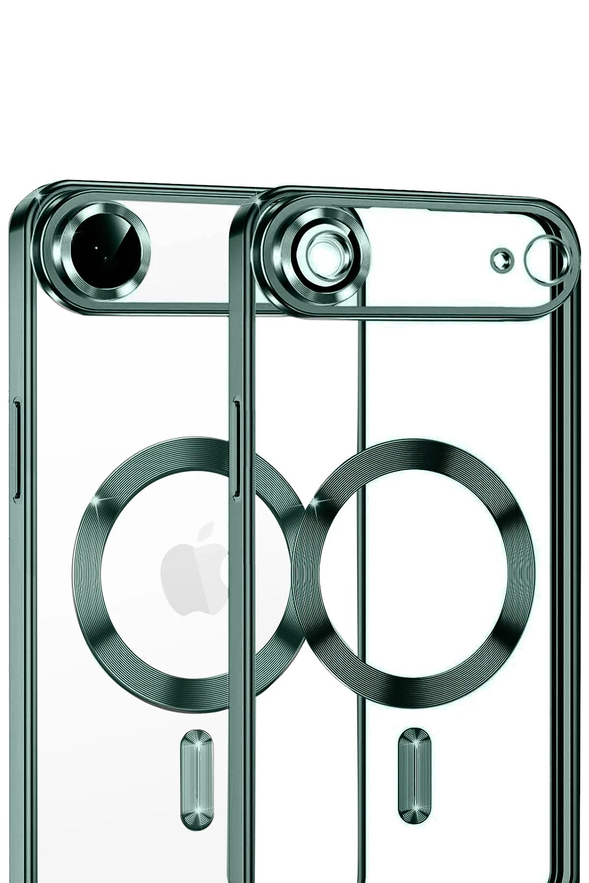 Mey İthalat® iPhone 17 Air Kross Magneticsafe Kapak - Koyu Yeşil