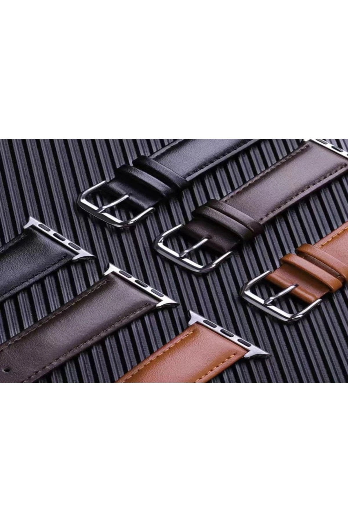 Mey İthalat® Watch 42mm NL26 Deri Kordon - Kahverengi