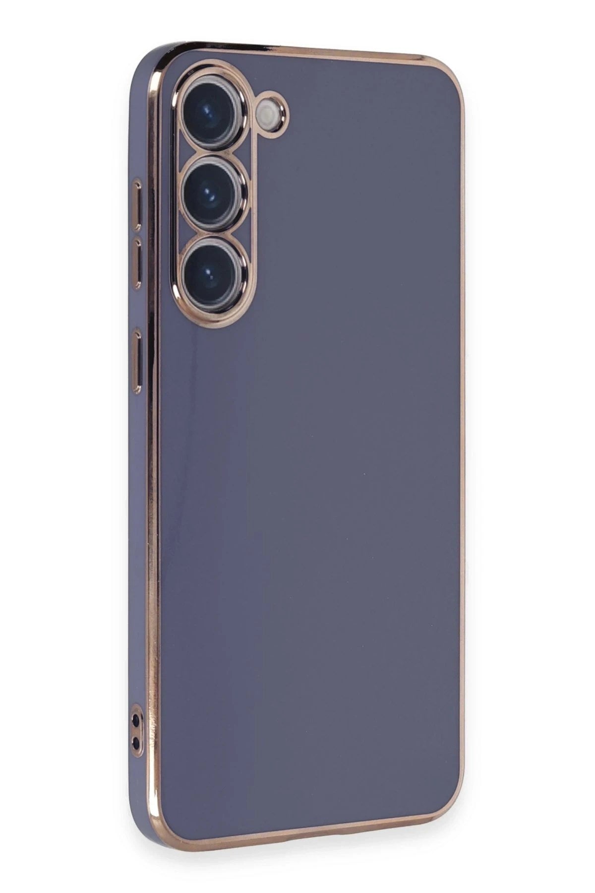 Mey İthalat® Samsung Galaxy S23 Kılıf Volet Silikon - Mavi