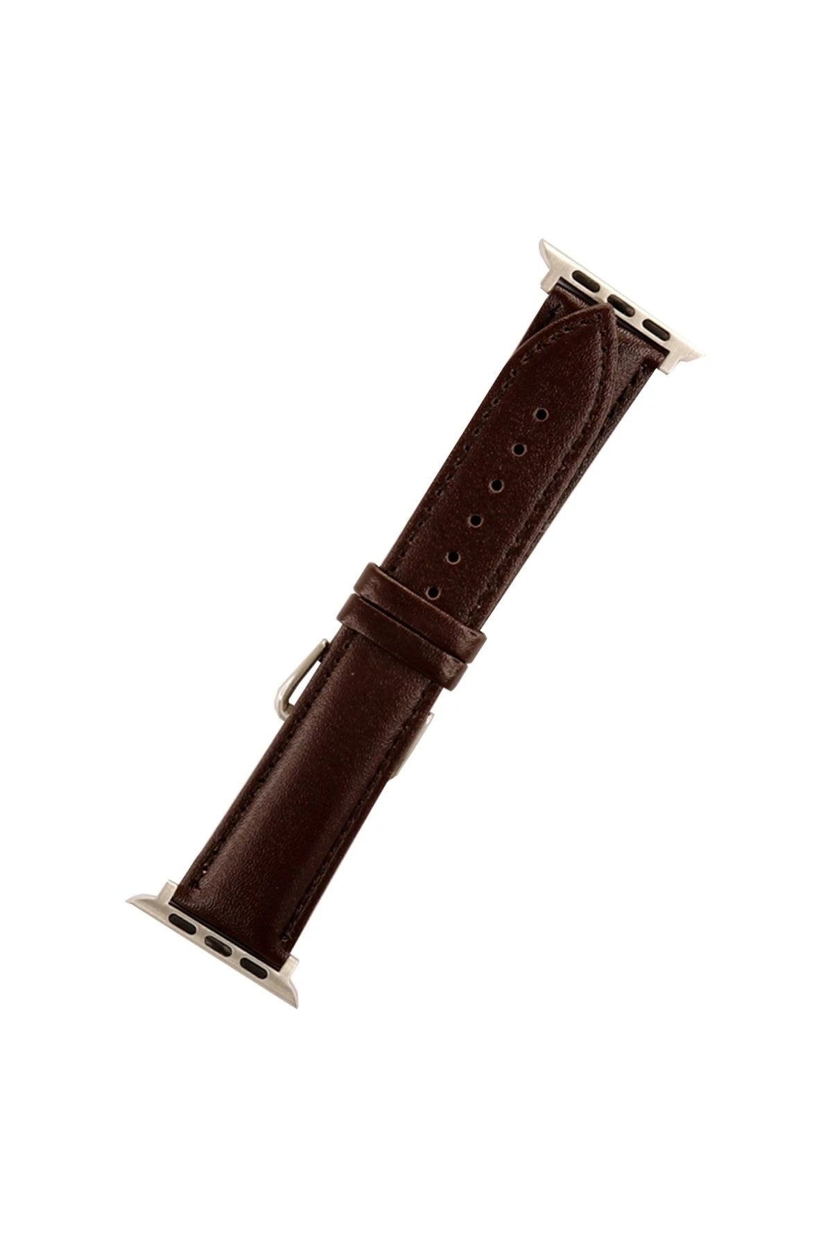 Mey İthalat® Watch 42mm NL26 Deri Kordon - Kahverengi