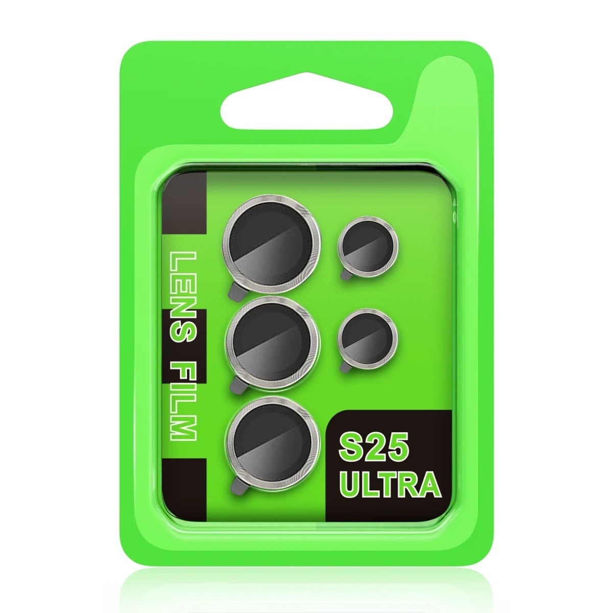 Mey İthalat® Samsung Galaxy S25 Ultra Raze Metal Kamera Lens - Natural Grey
