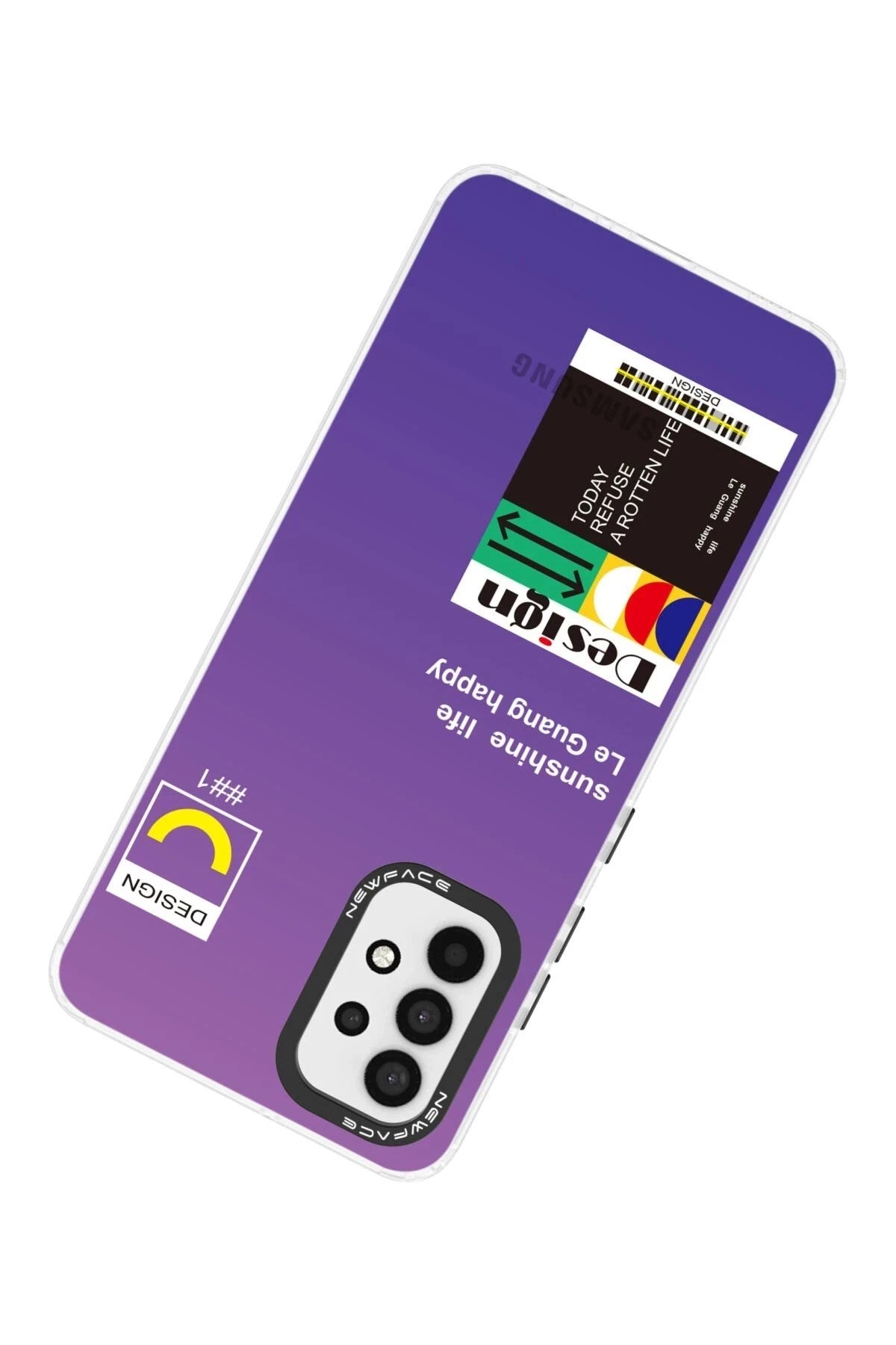 Mey İthalat® Samsung Galaxy A33 5G Kılıf Estoril Desenli Kapak - Estoril - 4