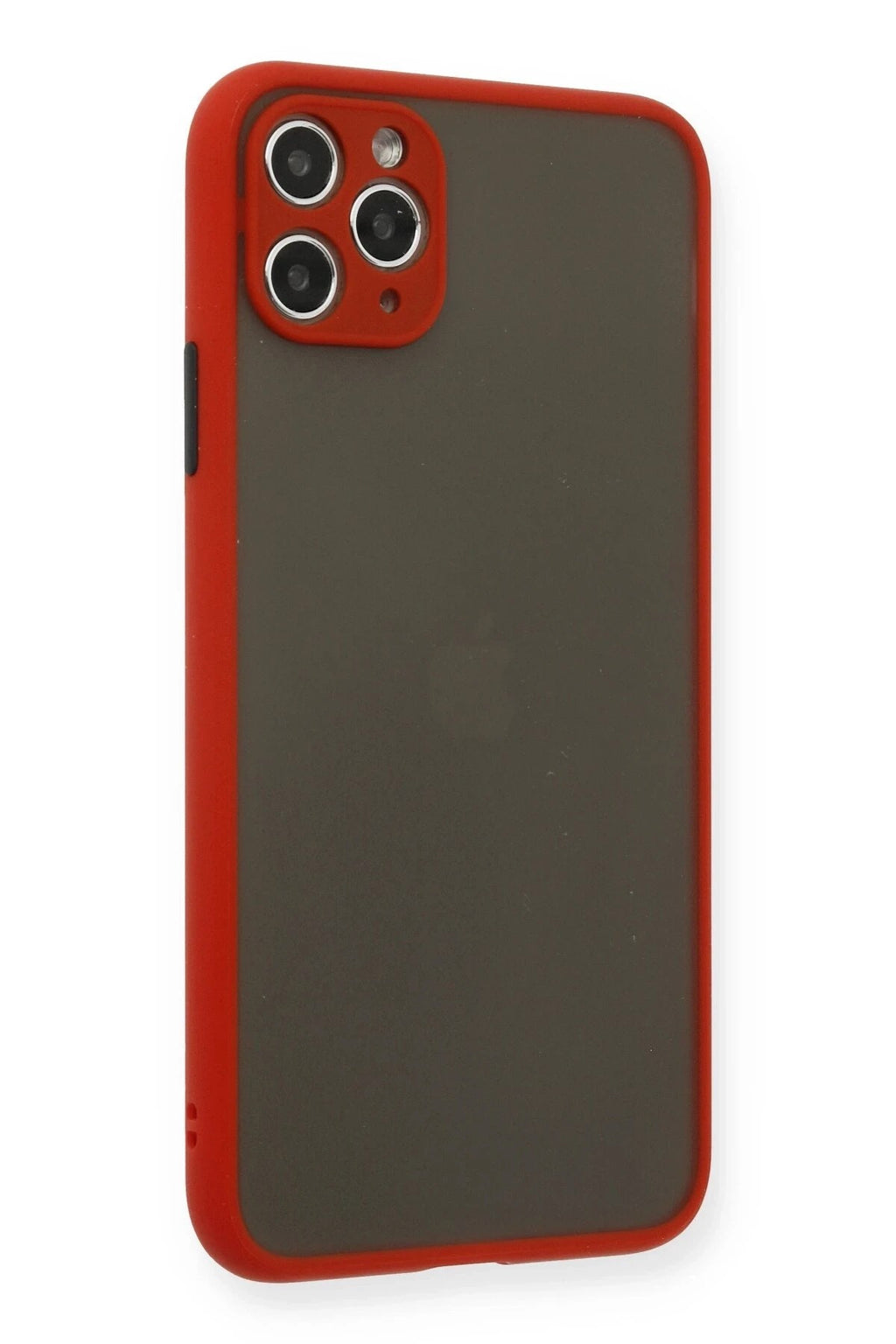Mey İthalat® iPhone 11 Pro Max Kılıf Montreal Silikon Kapak - Kırmızı