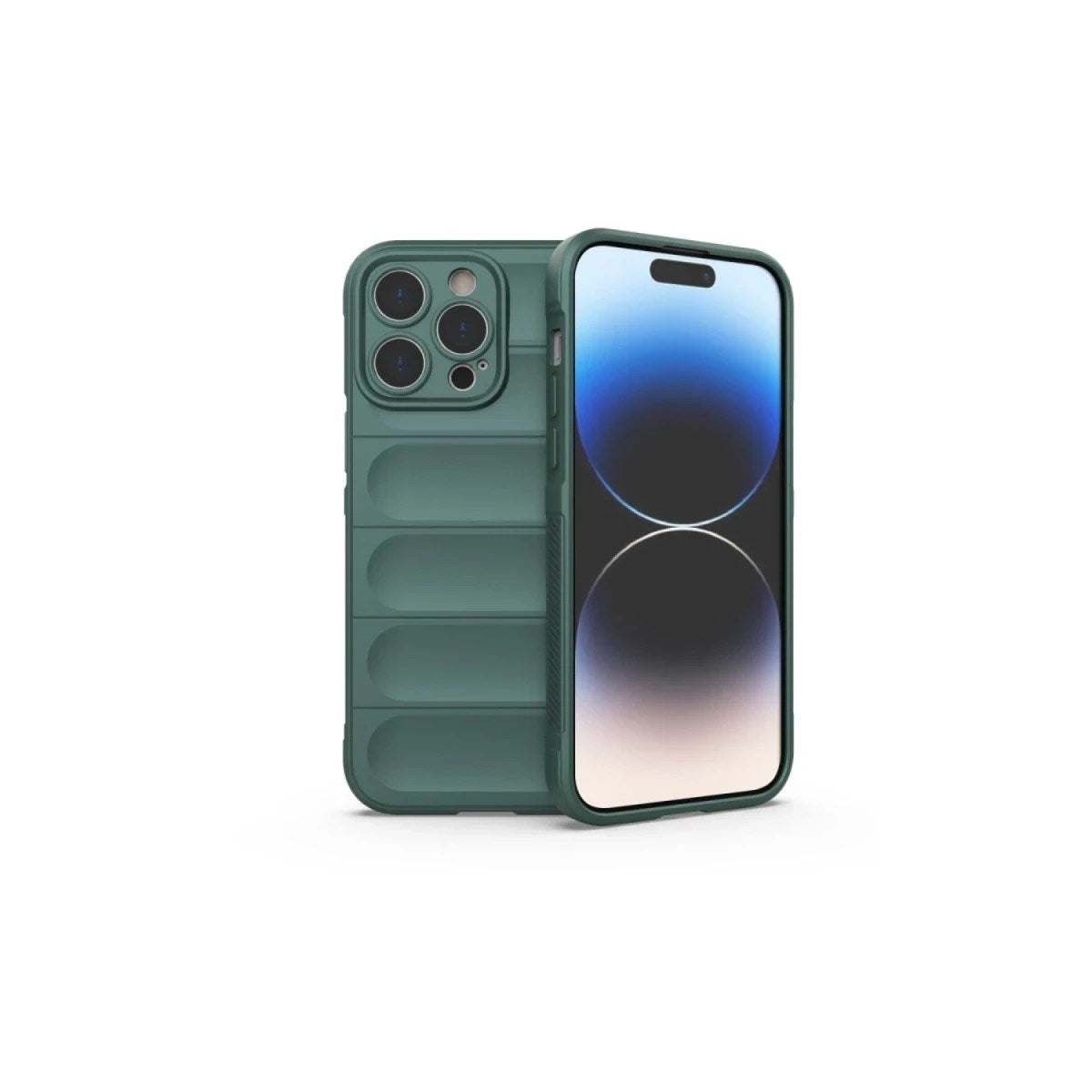 Mey İthalat® iPhone 16 Pro Kılıf Optimum Silikon - Koyu Yeşil