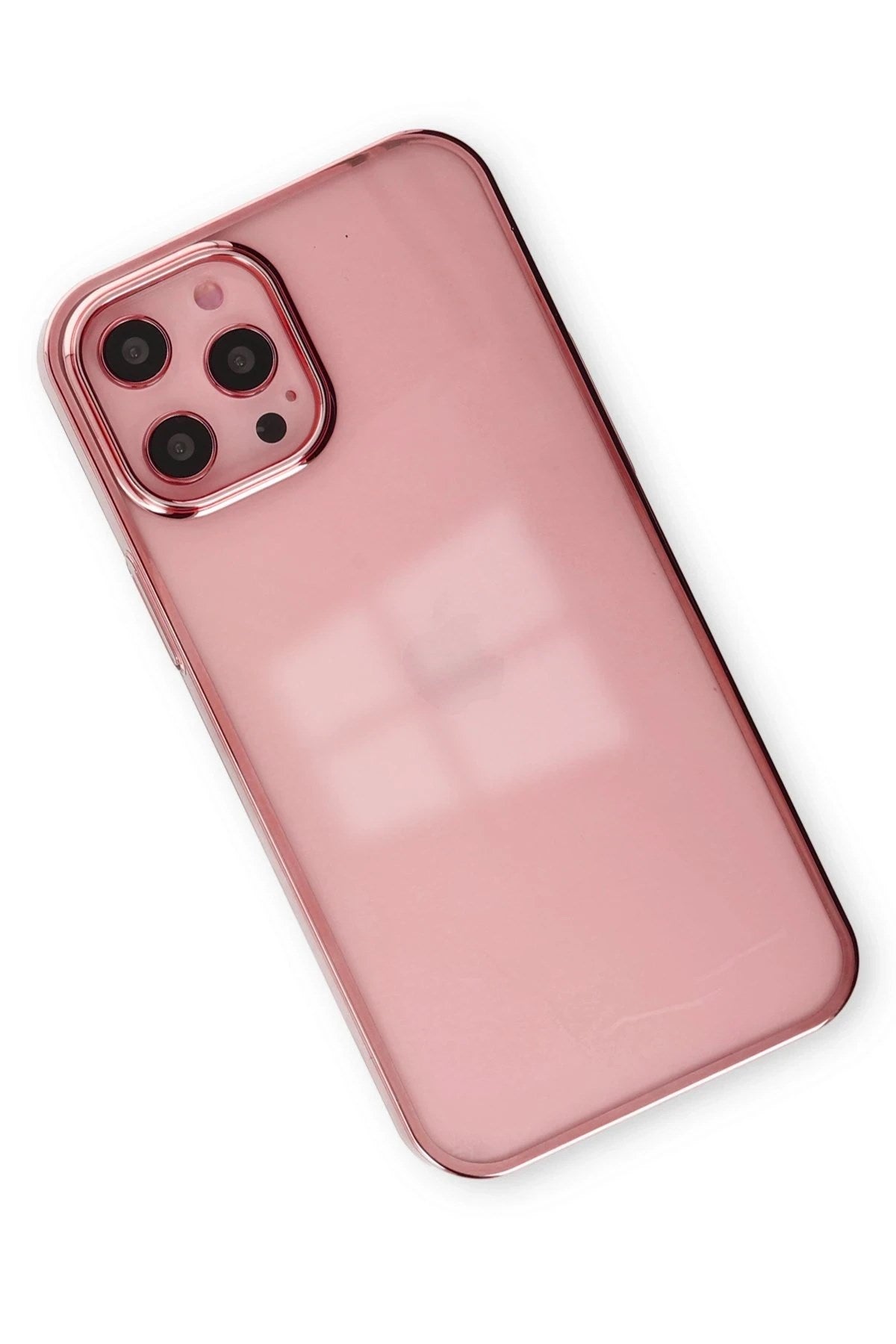 Mey İthalat® iPhone 12 Pro Max Kılıf Element Silikon - Pembe