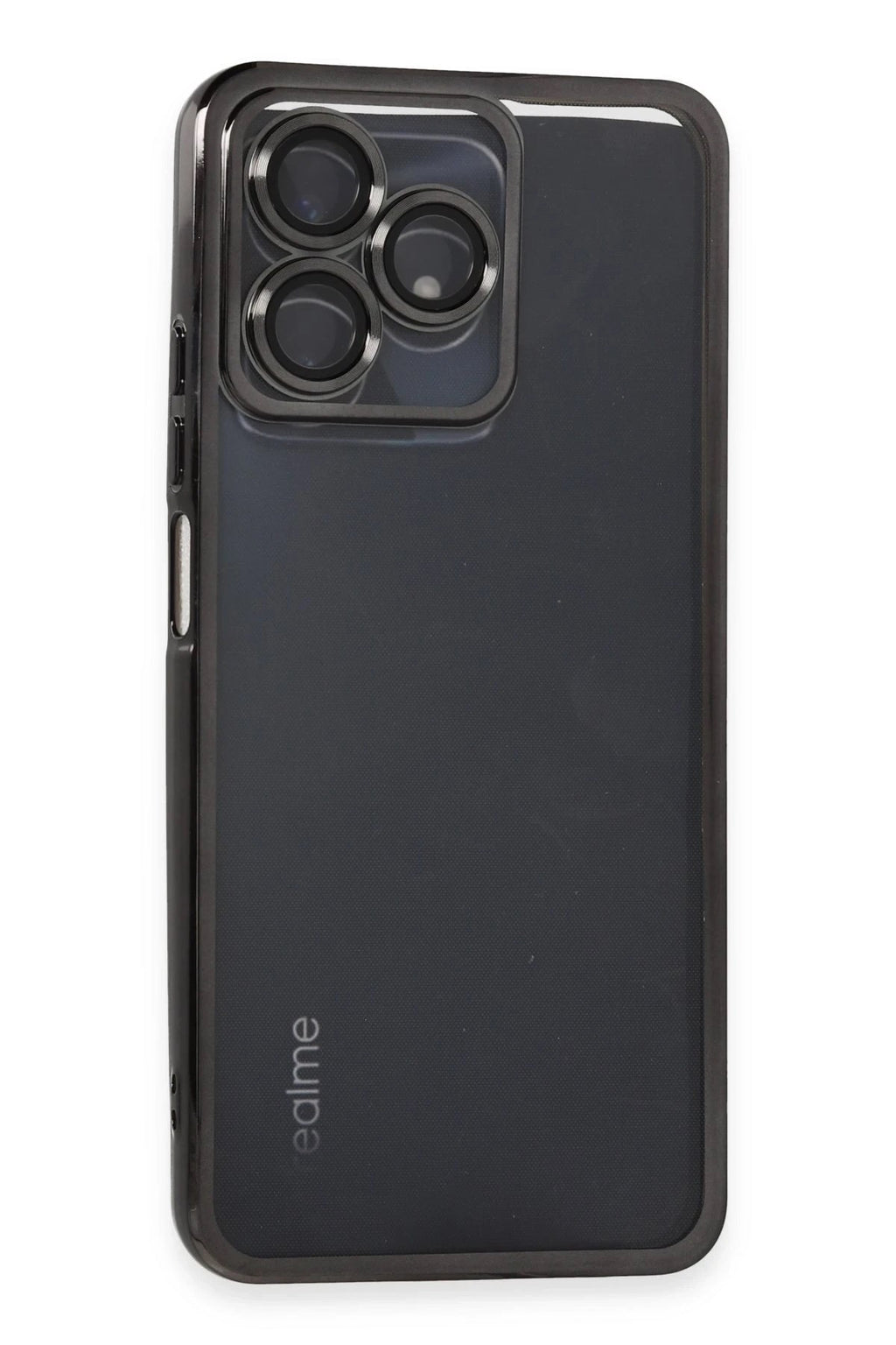 Mey İthalat® Realme C53 Kılıf Lensli Silikon - Siyah
