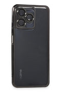 Mey İthalat® Realme C53 Kılıf Lensli Silikon - Siyah