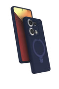 Mey İthalat® Redmi Note 13 Pro 4G Regal Magsafe Standlı Kapak - Lacivert
