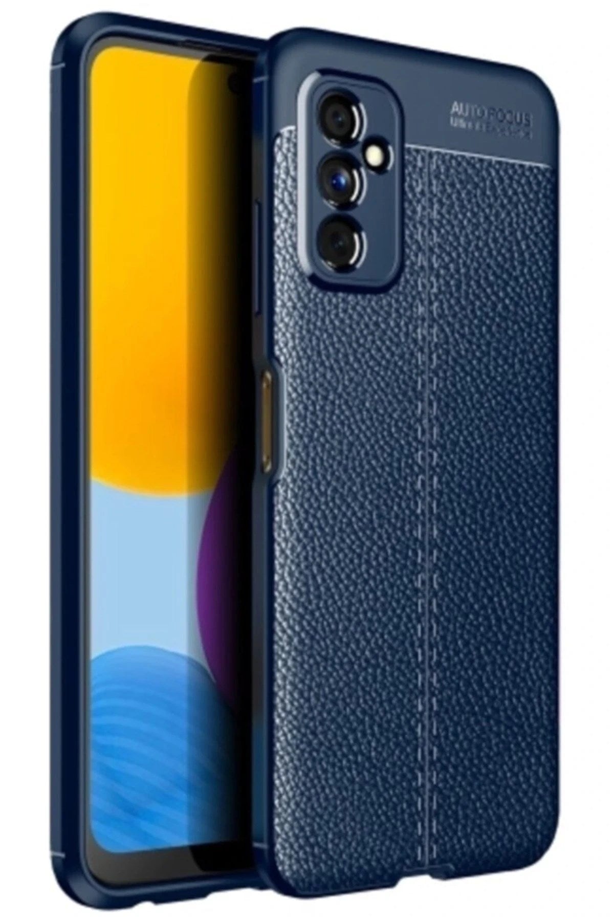 Mey İthalat® Samsung Galaxy M52 5G Kılıf Auto Focus Kapak - Lacivert