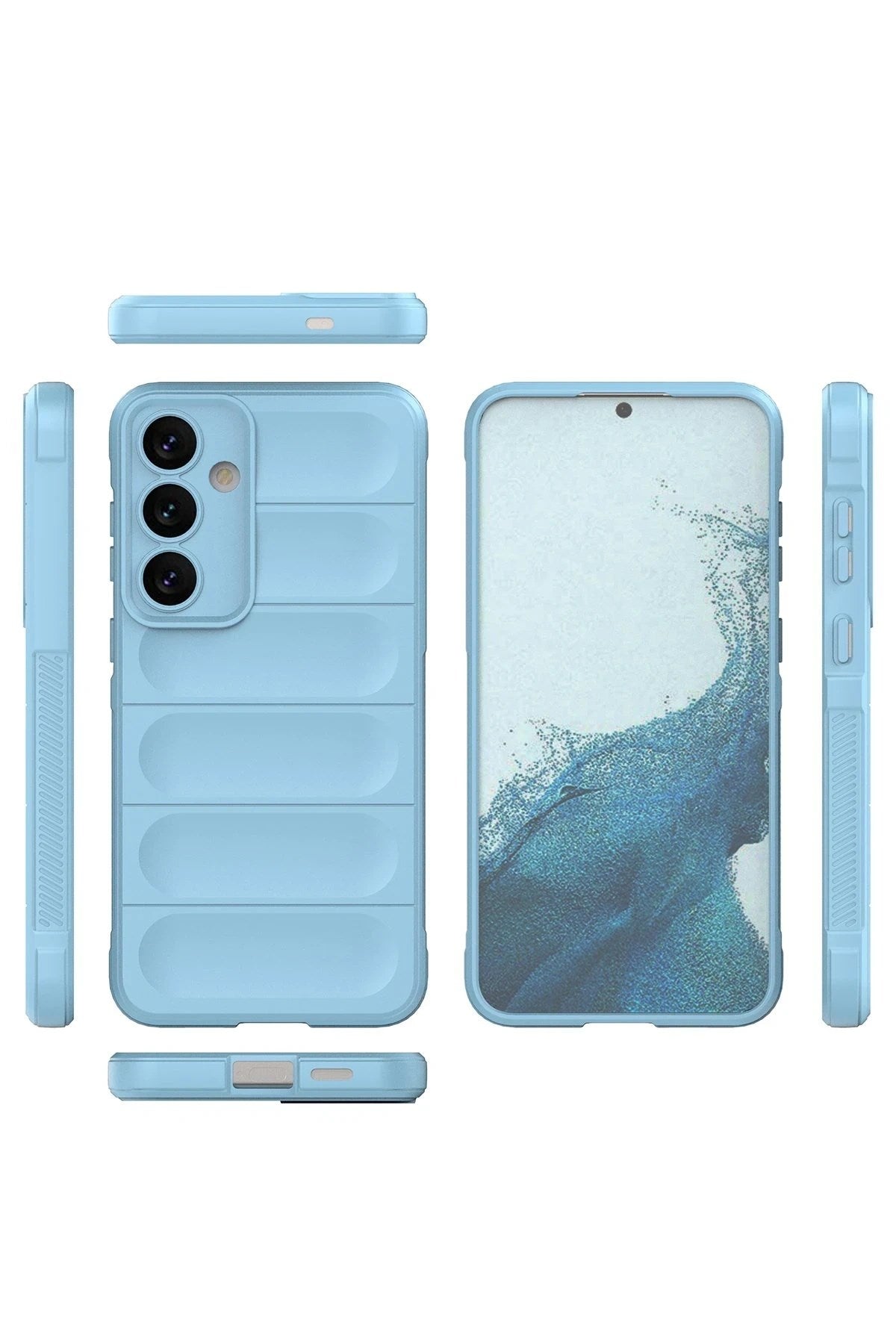 Mey İthalat® Samsung Galaxy S24 Kılıf Optimum Silikon - Sky Blue