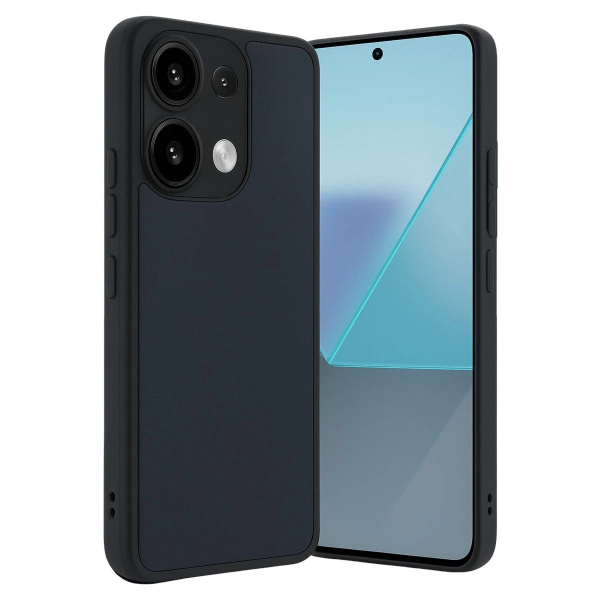 Mey İthalat® Redmi Note 13 Pro 4G Kılıf Aras Deri Kapak - Lacivert