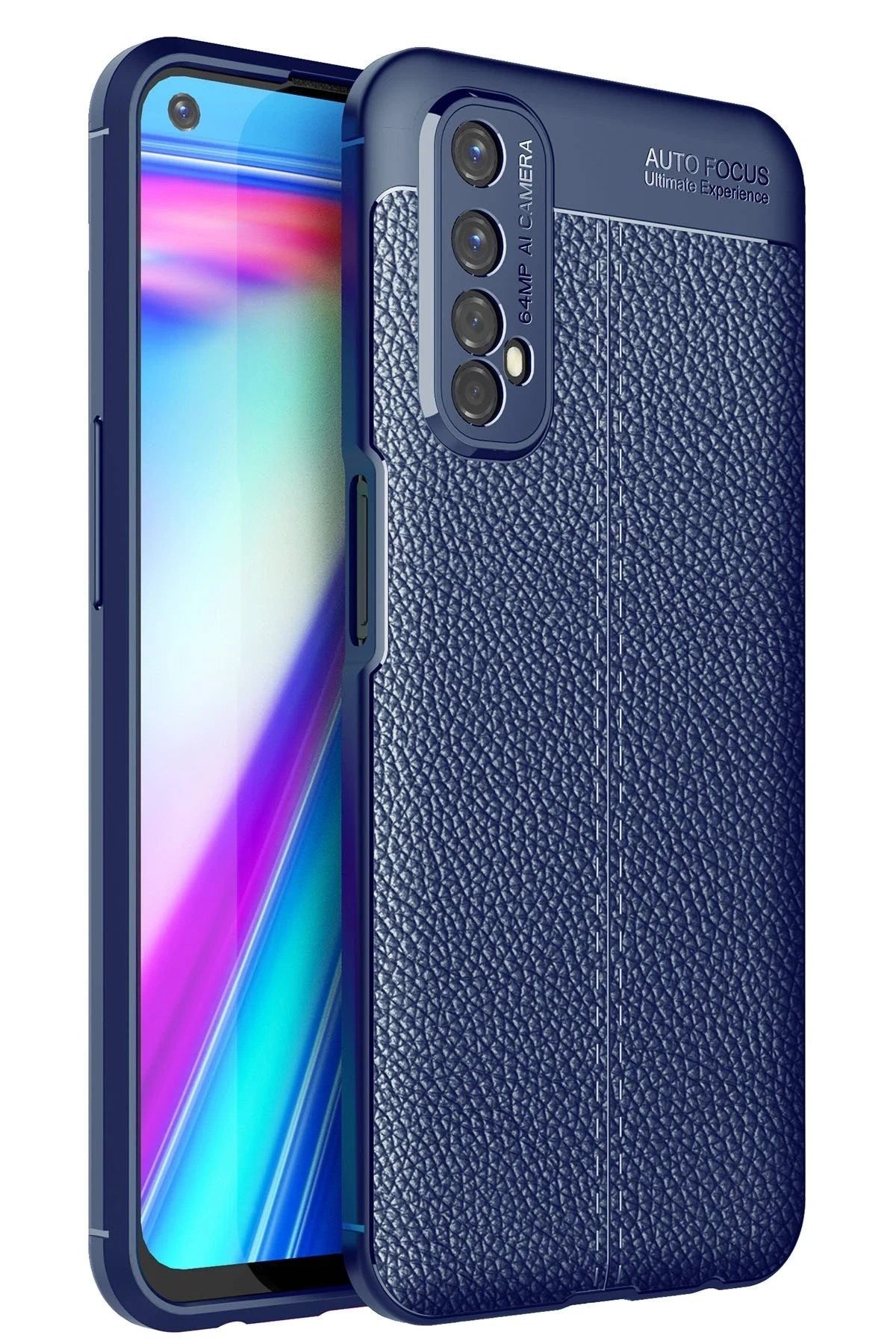 Mey İthalat® Realme 7 Kılıf Auto Focus Kapak - Lacivert