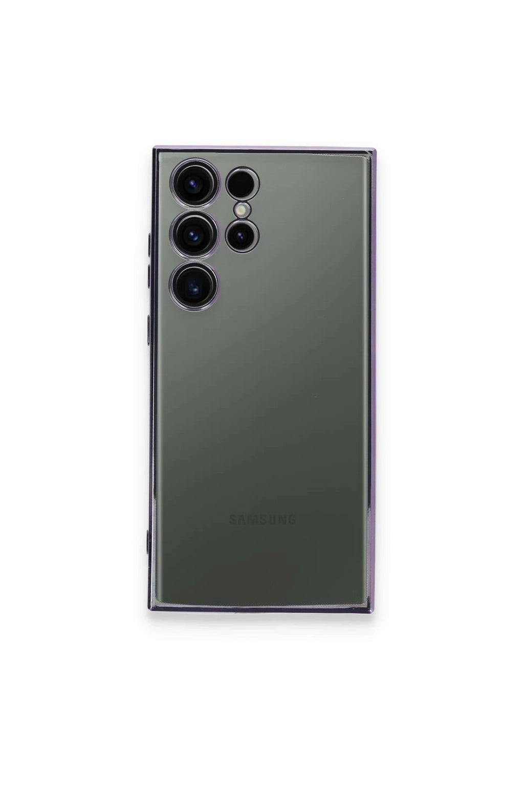 Mey İthalat® Samsung Galaxy S24 Ultra Kılıf Lensli Silikon - Siyah