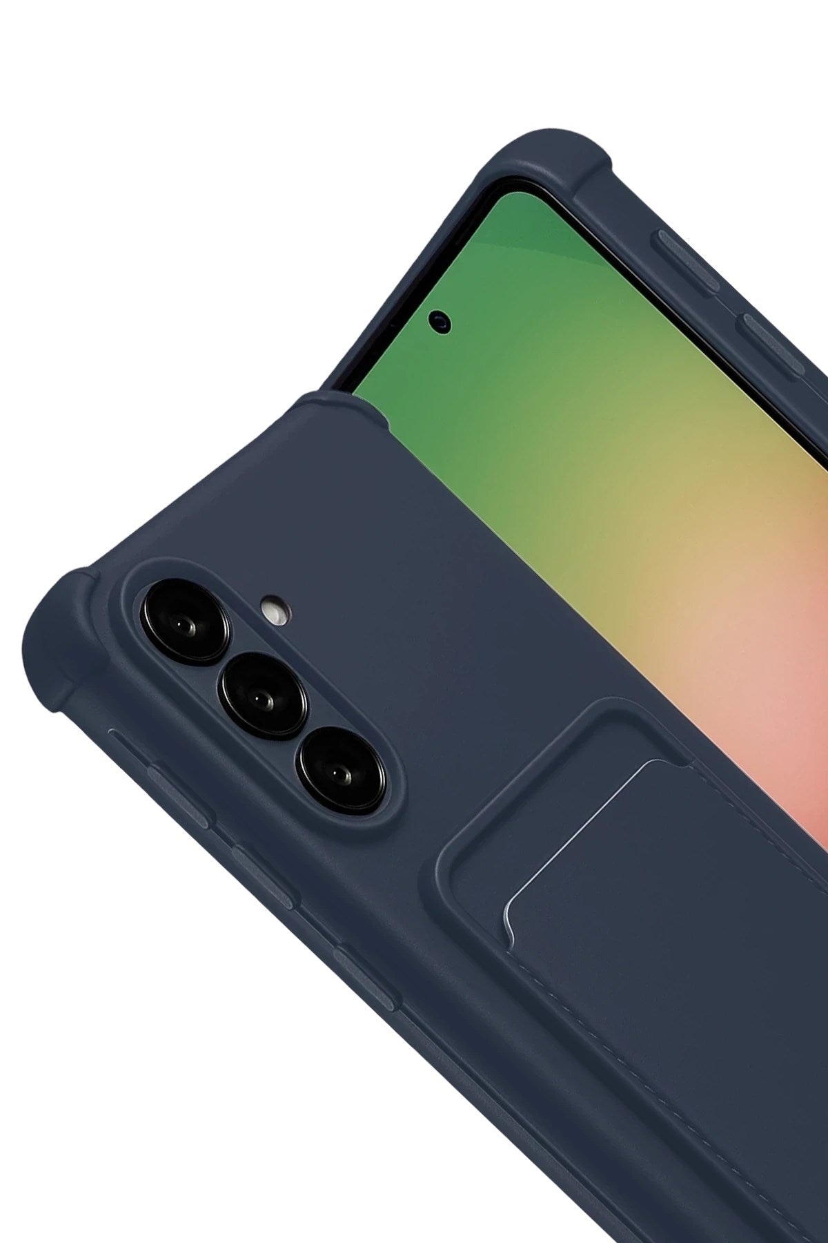 Mey İthalat® Samsung Galaxy A17 5G Kelvin Kartvizitli Silikon - Lacivert