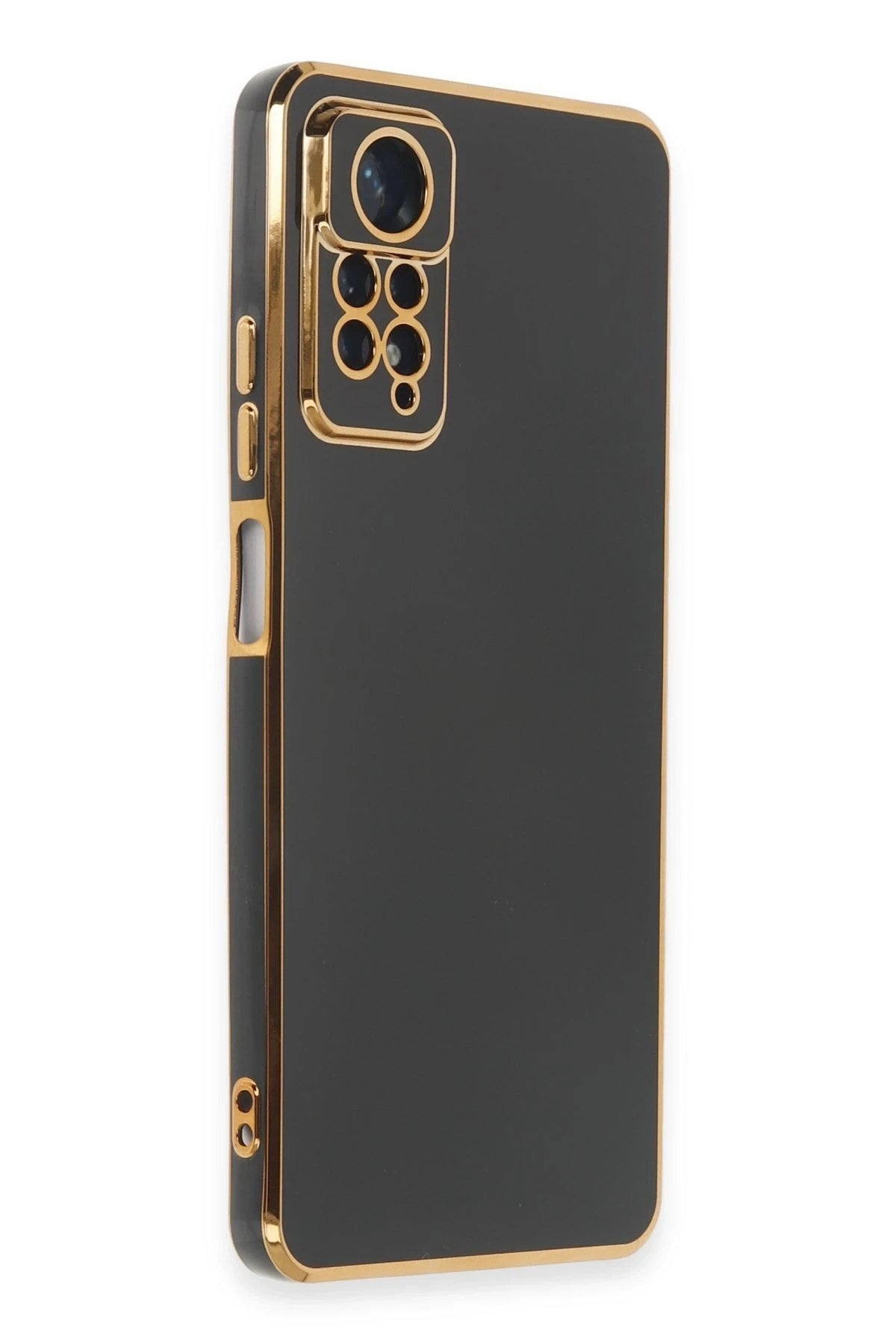 Mey İthalat® Redmi Note 12 Pro 4G Kılıf Volet Silikon - Siyah