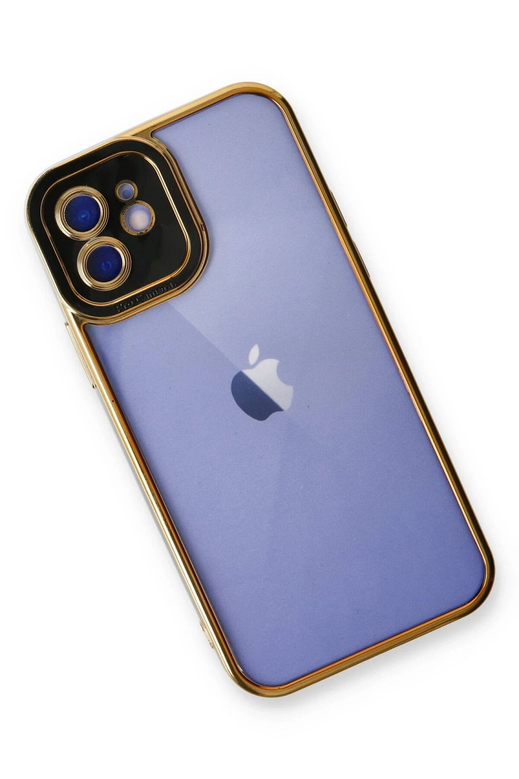 Mey İthalat® iPhone 12 Kılıf Liva Lens Silikon - Siyah