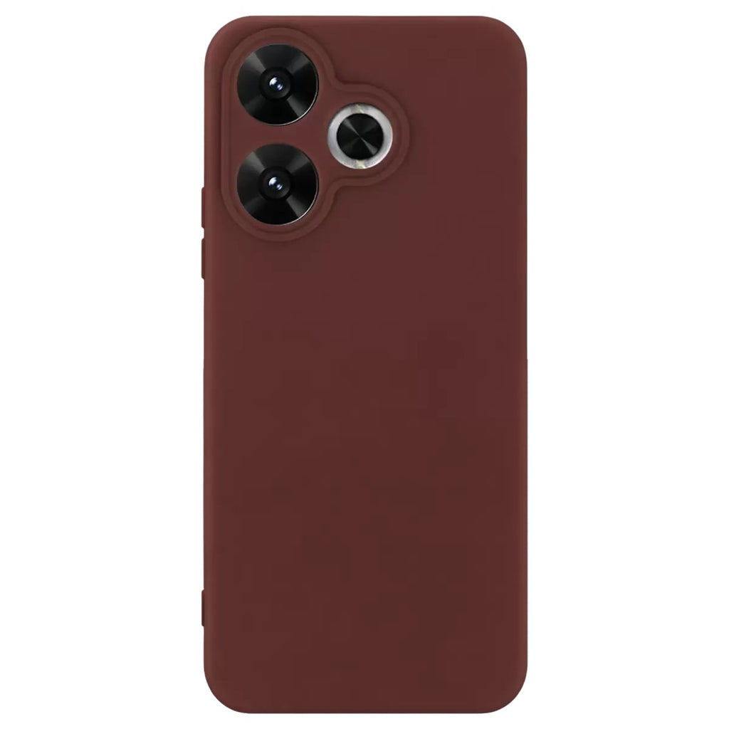 Mey İthalat® Redmi 13 4G Kılıf First Silikon - Bordo