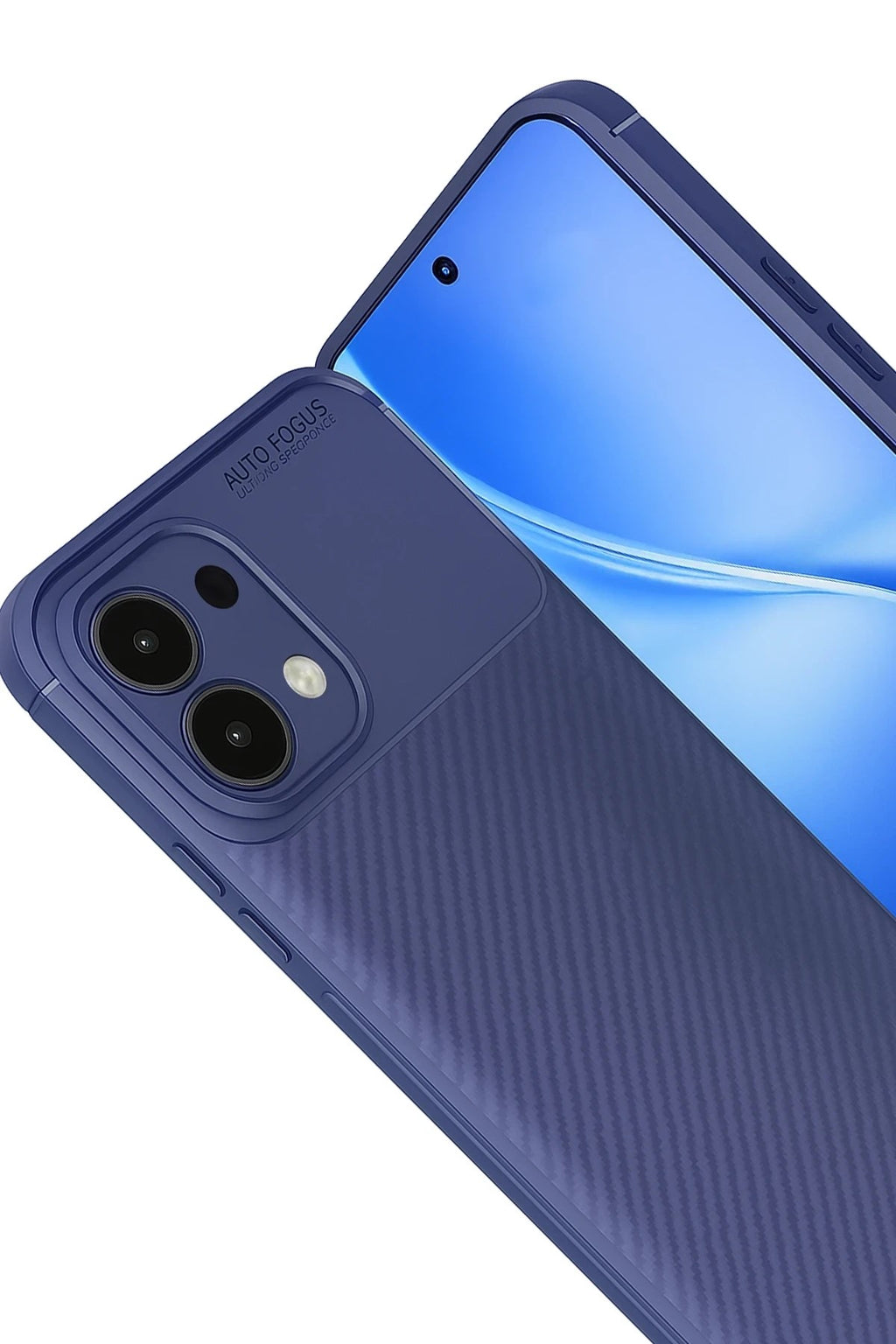 Mey İthalat® A6 Pro 4G Auto Focus Karbon Kapak - Lacivert
