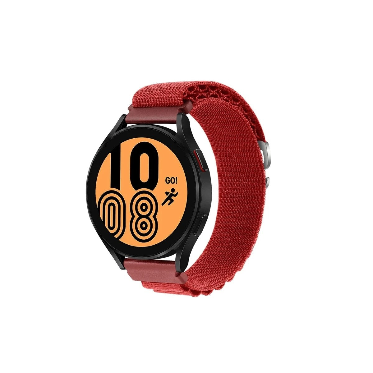 Mey İthalat® Watch 20mm KR410 Kumaş Kordon - Kırmızı
