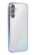Mey İthalat® Samsung Galaxy A54 5G Kılıf Lensli Silikon - Açık Mavi