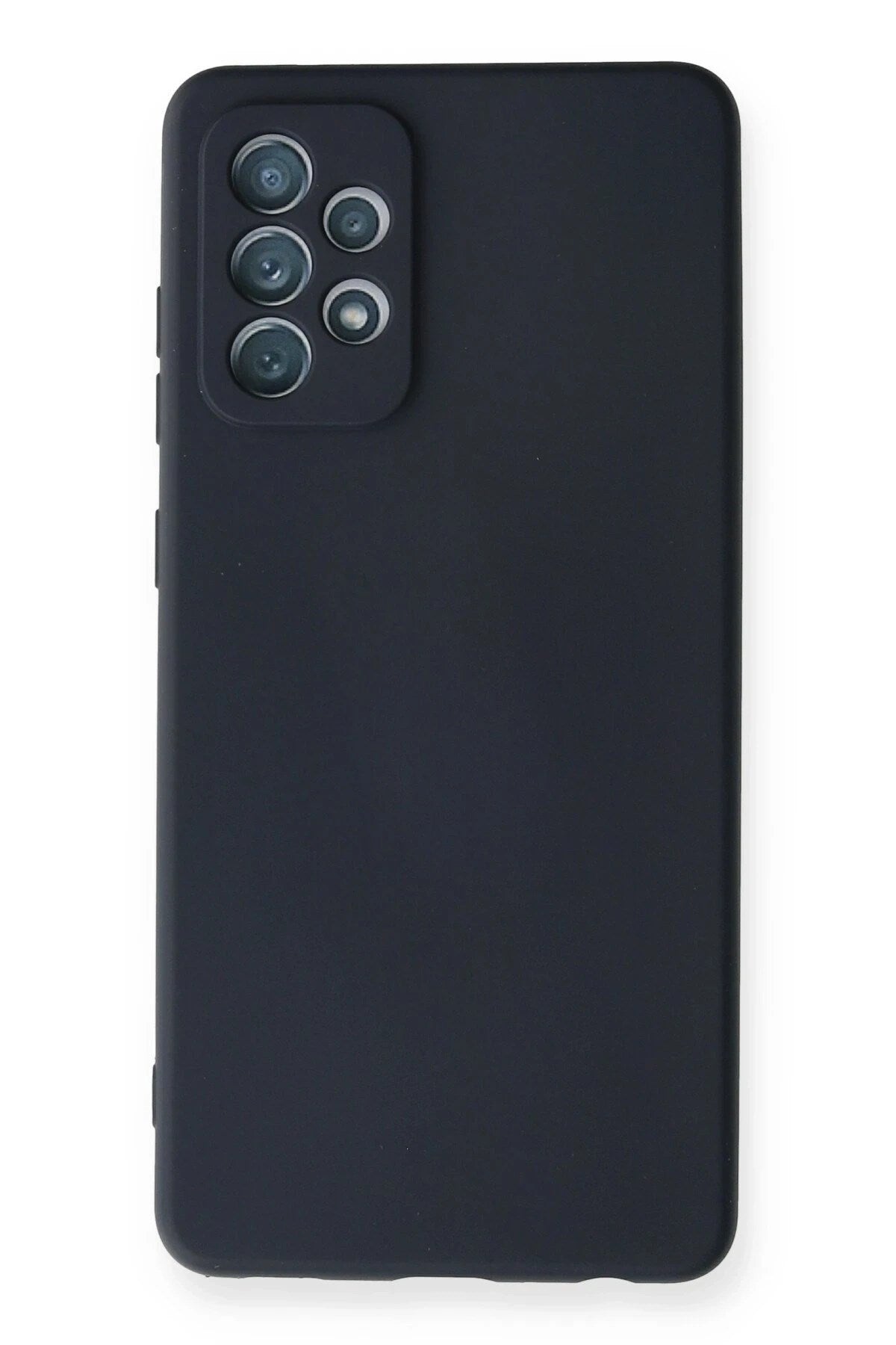 Mey İthalat® Samsung Galaxy A72 Kılıf Nano içi Kadife Silikon - Lacivert