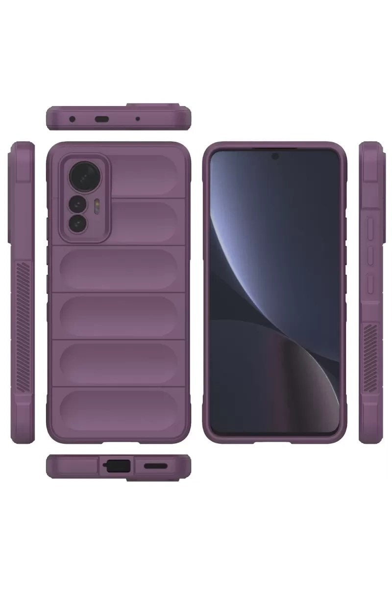 Mey İthalat® Mi 12 Lite Kılıf Optimum Silikon - Mor