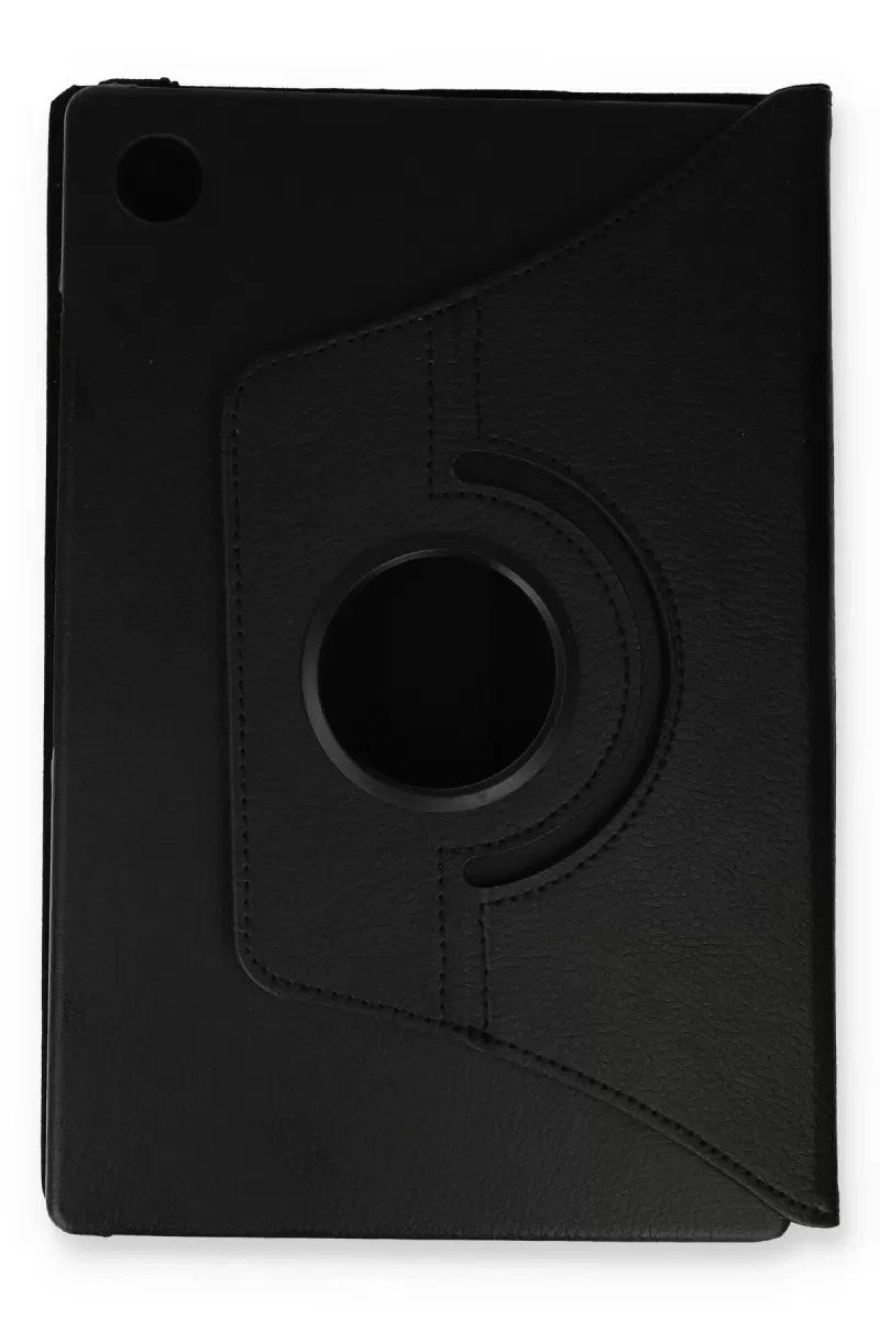 Mey İthalat® Samsung Galaxy Tab A9 Plus Kılıf 360 Tablet Deri Kılıf - Siyah