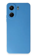 Mey İthalat® Redmi 13C Kılıf Nano içi Kadife Silikon - Mavi