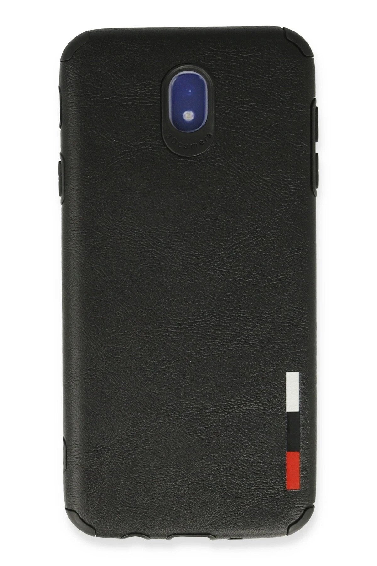 Mey İthalat® Samsung Galaxy J7 Pro / J730 Kılıf Loop Deri Silikon - Siyah