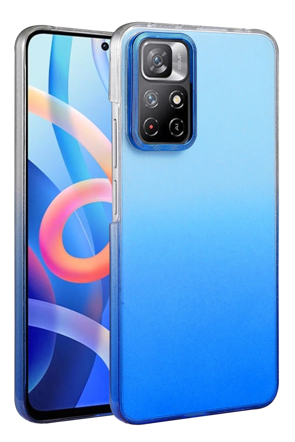 Mey İthalat® Redmi Note 11 Pro Glossy Kapak - Mavi