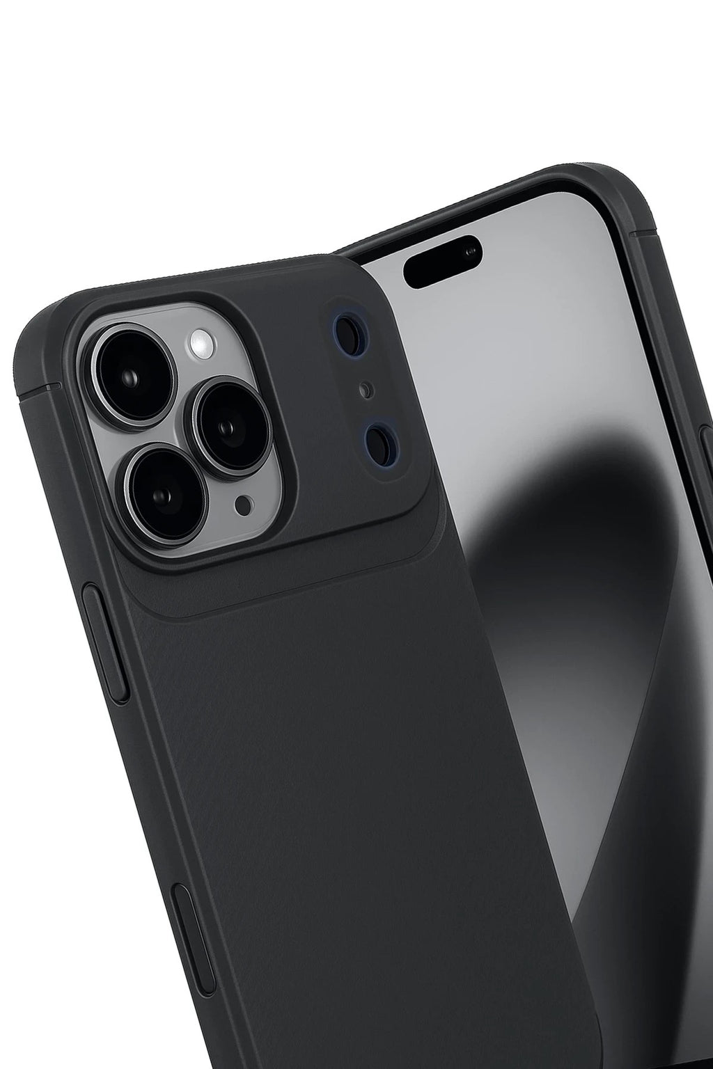 Mey İthalat® iPhone 17 Pro Auto Focus Karbon Kapak - Siyah