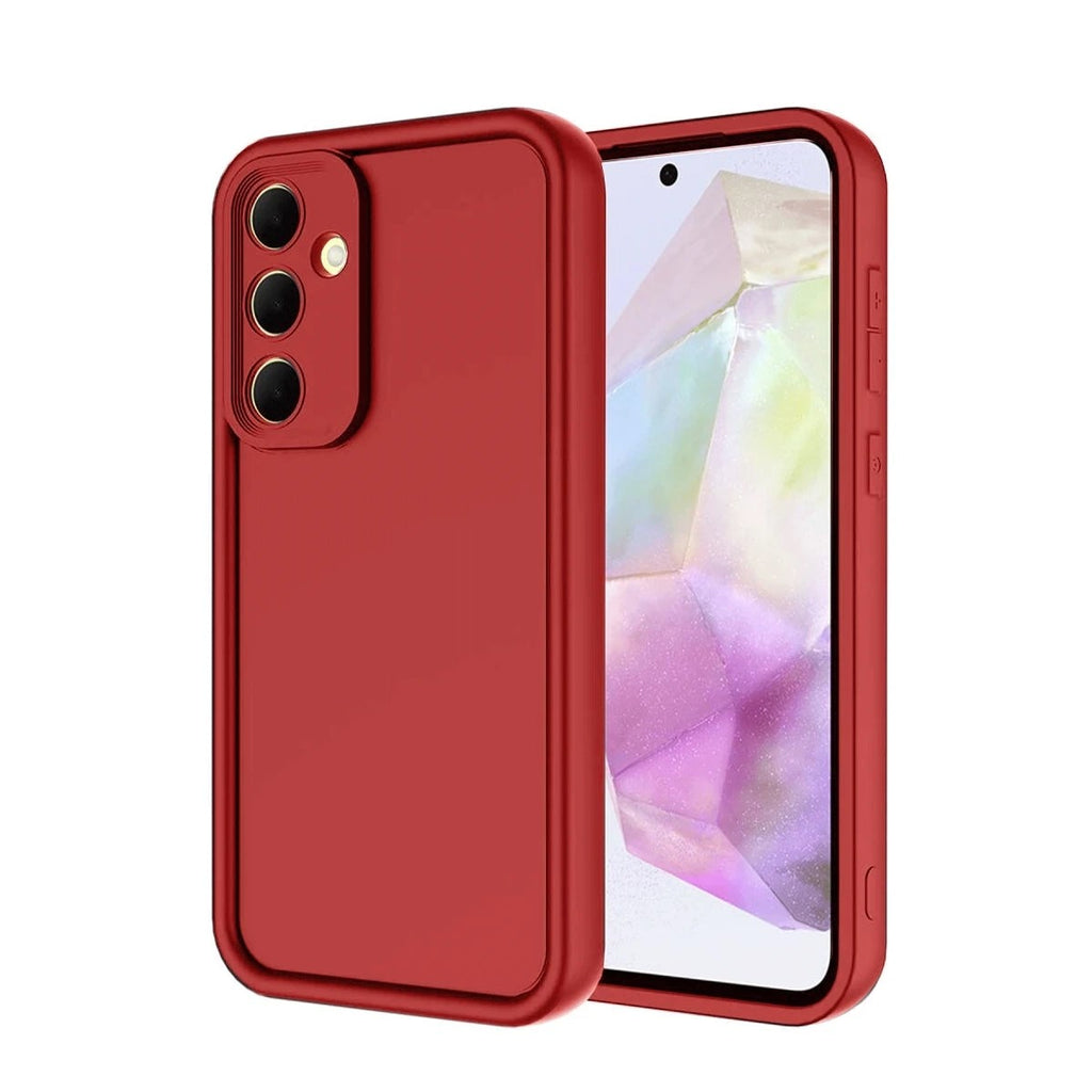 Mey İthalat® Samsung Galaxy A56 Kılıf Viera Silikon - Kırmızı