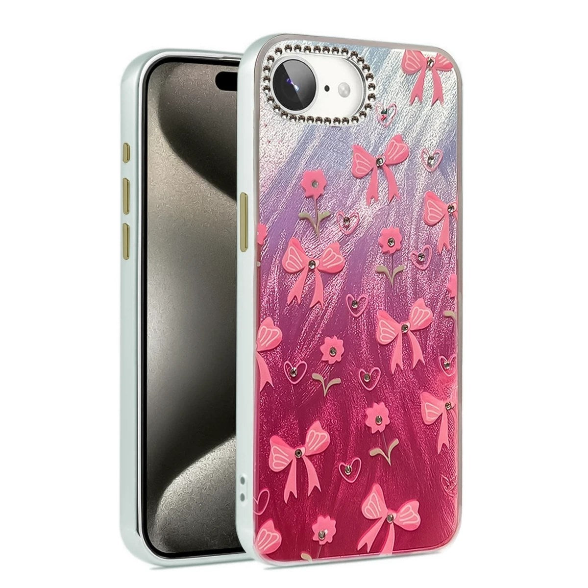 Mey İthalat® iPhone 16E Kılıf Blade Aynalı Desenli Kapak - Desen 3