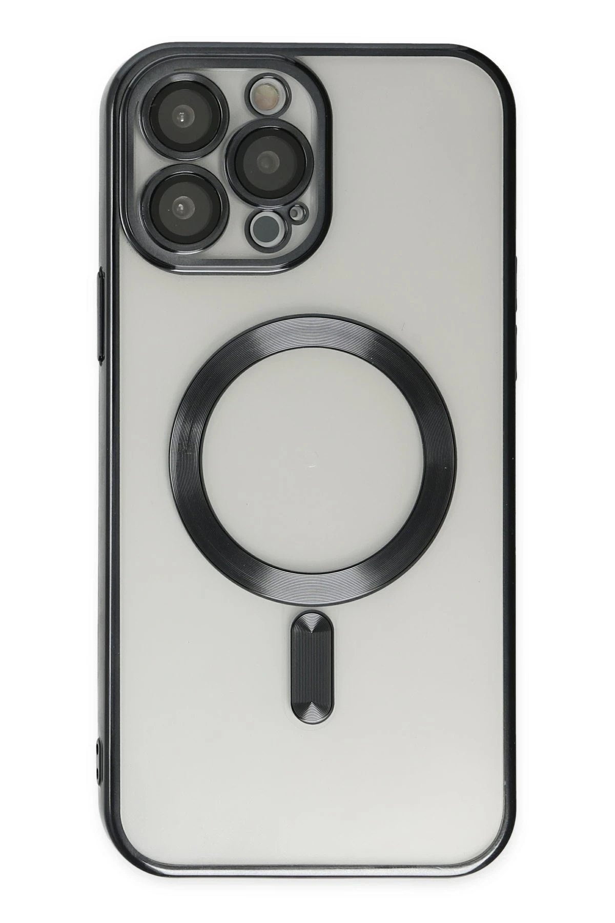 Mey İthalat® iPhone 13 Pro Kılıf Kross Magneticsafe Kapak - Siyah