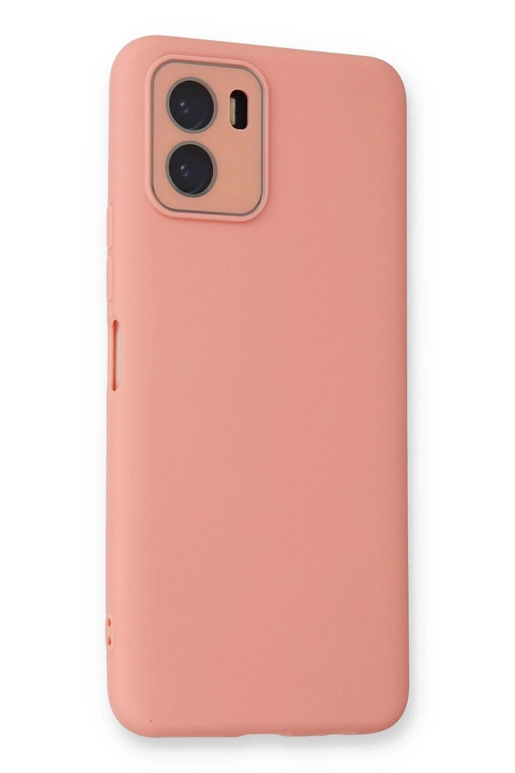 Mey İthalat® Vivo Y15S Kılıf Lansman Glass Kapak - Pembe