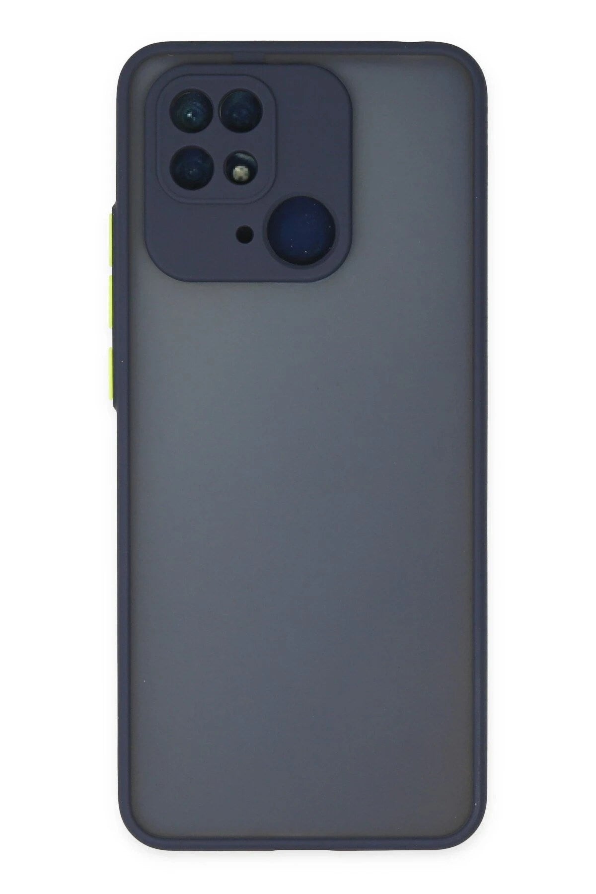 Mey İthalat® Redmi 10C Kılıf Montreal Silikon Kapak - Lacivert